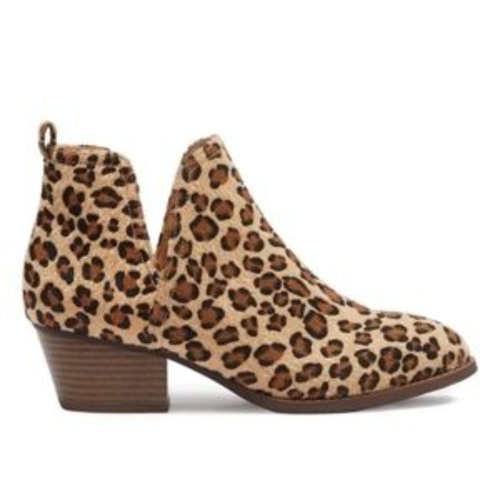 🙇🏻‍♂️ Chinese Laundry Leopard Print Ankle Boot New In Box - Picture 5 of 6